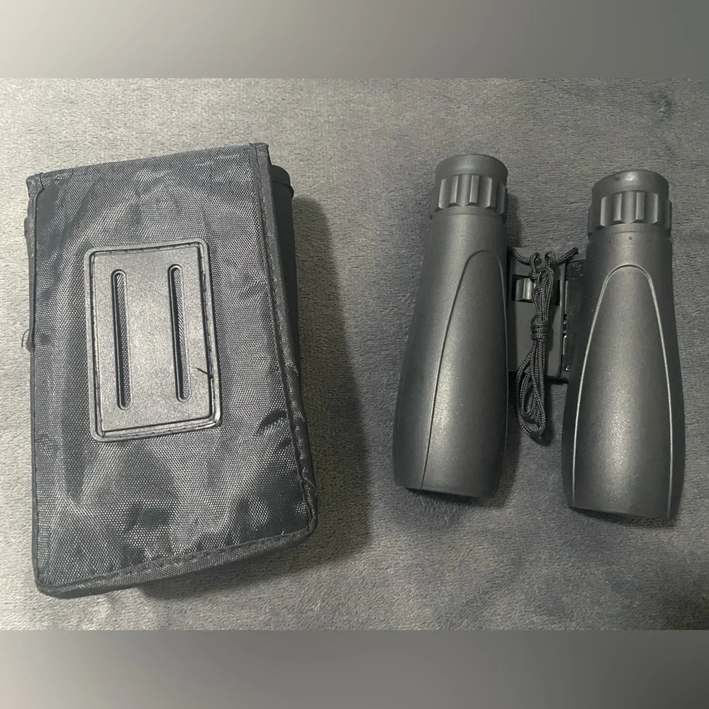 KONUS Compact Pocket Binoculars 16x32 w/ Carrying Case. Black